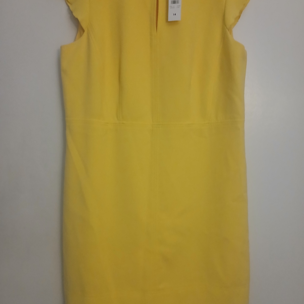Ann Taylor Sunny Yellow Mini Dress